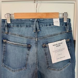 NWT Good American Cropped Skinny Jeans Size 6